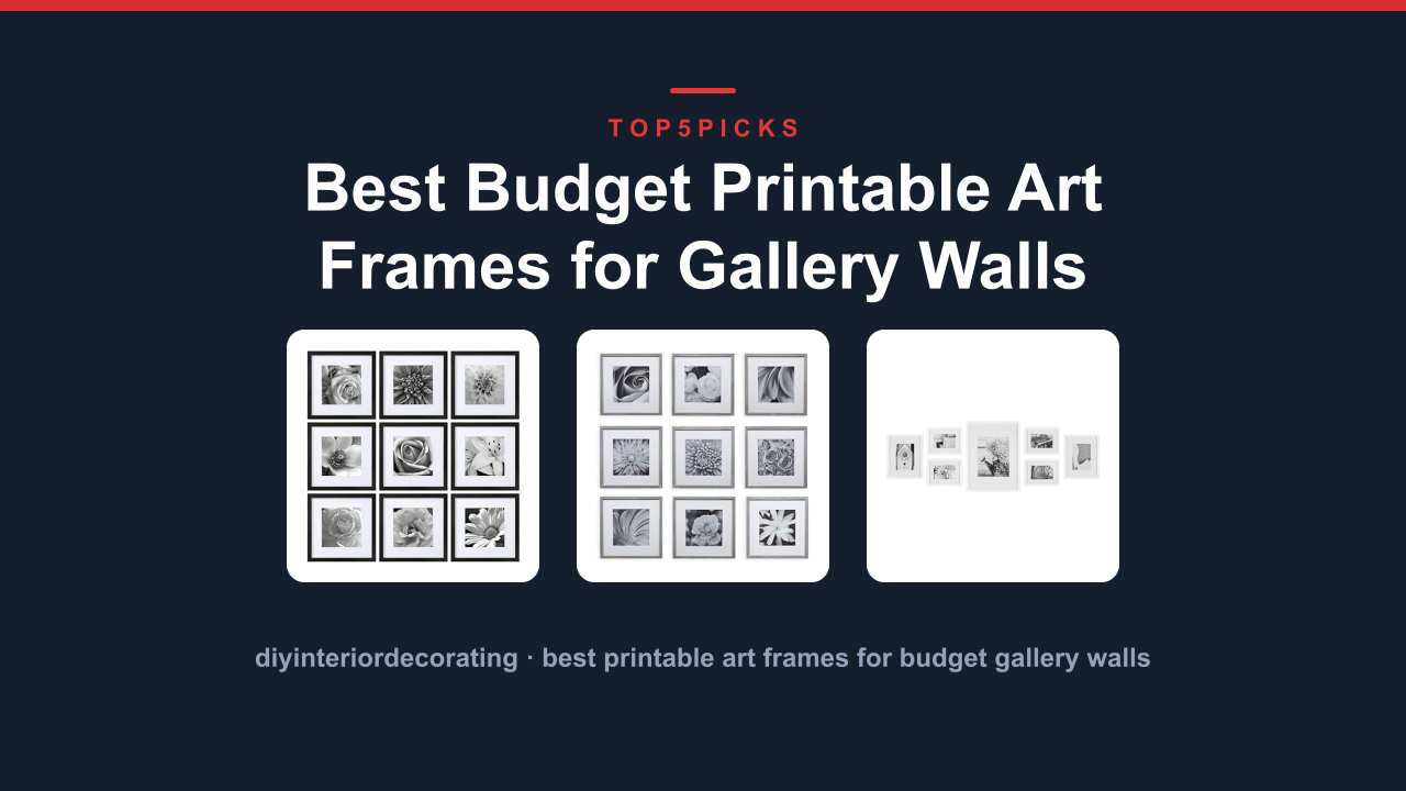 Best Budget Printable Art Frames for Gallery Walls