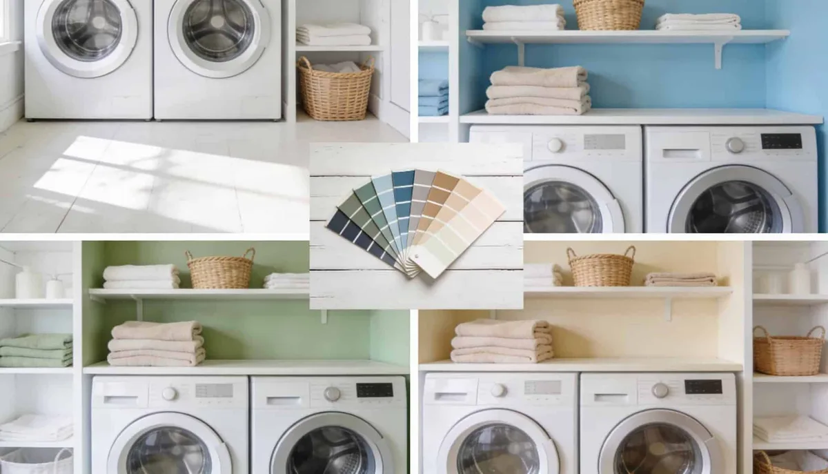 laundry room color schemes