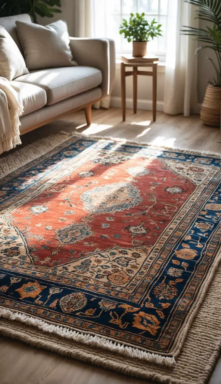 rug-on-rug layering